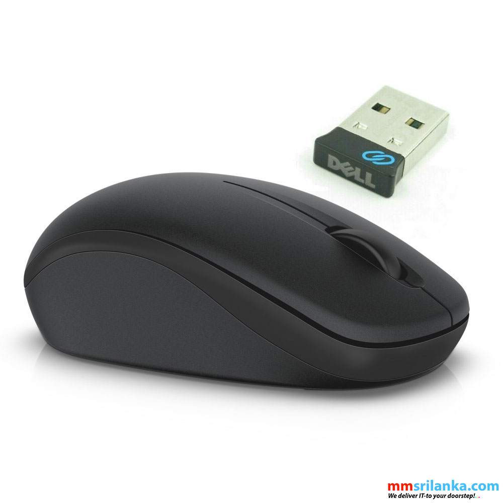 Dell Wireless Optical Mouse-WM126 – Long Battery Life, Comfortable Design